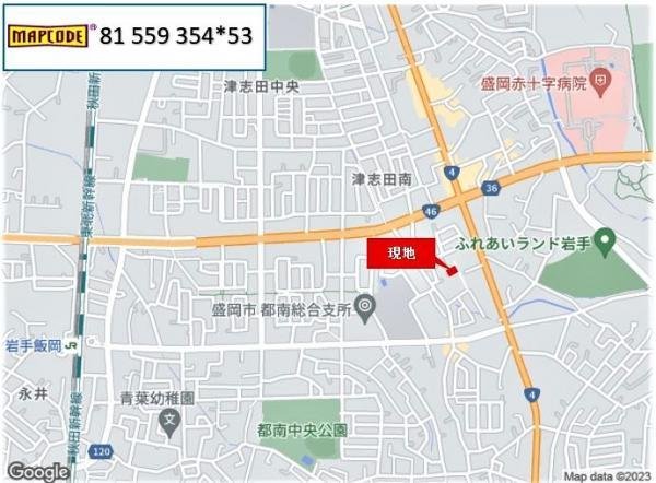 エムズコート津志田　ミサワホームの建築条件付き土地 現地案内図
