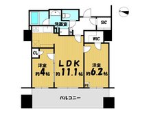 パークホームズ札幌大通東ザレジデンス 2LDK、価格3980万円、専有面積53.25㎡、バルコニー面積12.04㎡収納が豊富な2LDK！