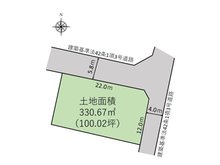 長瀞字小橋 350万円 土地価格350万円、土地面積330.67㎡