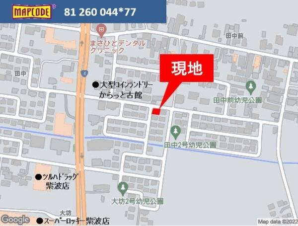 紫波町高水寺ミサワホーム施工中古住宅 現地案内図