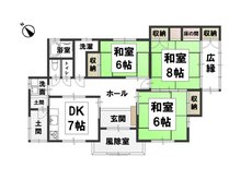 唐竹苺原（平賀駅） 550万円 550万円、3DK、土地面積462.36㎡、建物面積95.45㎡和室中心3DKの平家です。各部屋に収納もございます。