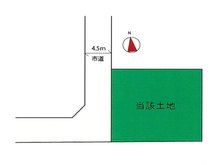 平下神谷字出口（草野駅） 1380万円 区画図