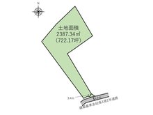 下野郷字長塚 950万円 土地価格950万円、土地面積2387.34㎡