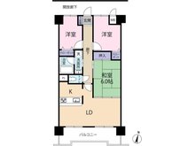 サンシティ会津旭町 3LDK、価格1380万円、専有面積60.71㎡和洋室が両方揃っております！洋室でインテリアを楽しみ、静かな和室でゆっくりと安らぐ、そんな暮らしができる間取りとなっております♪