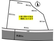 飯塚町 780万円 土地価格780万円、土地面積201.58㎡配置図