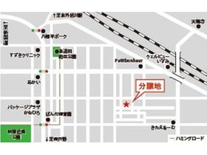 秋田市泉中央4丁目 現地案内図