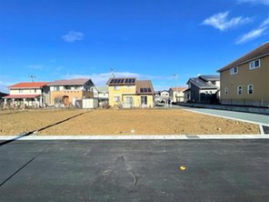 奥州市水沢南大鐘　ミサワホームの建築条件付土地 Ｄ区画(2024年1月：南側から撮影)