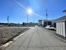 奥州市水沢南大鐘　ミサワホームの建築条件付土地 西側道路(2024年1月：北側から撮影)