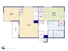 ライオンズマンション大宮大和田 2LDK、価格2080万円、専有面積50.27㎡、バルコニー面積3.78㎡