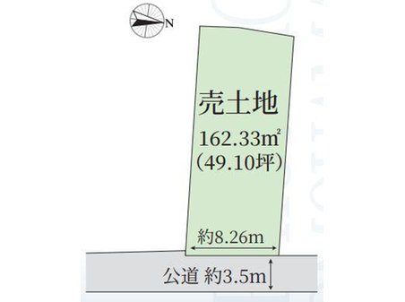 桃浜町（平塚駅） 3898万円 土地価格3898万円、土地面積162.33㎡
