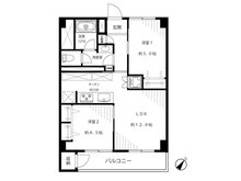 子安台第二ビル住宅 2LDK、価格2180万円、専有面積55.34㎡、バルコニー面積7㎡室内フルリノベーション！