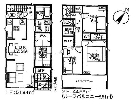 山崎（梅郷駅） 2899万円 2899万円、4LDK+S（納戸）、土地面積154.01㎡、建物面積96.39㎡☆和室付きプラン♪