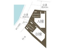入江１（子安駅） 3480万円・3780万円 全体区画図