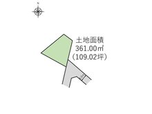 関本町関本上 390万円 土地価格390万円、土地面積361㎡