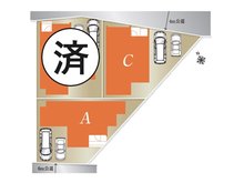 松葉町１（北柏駅） 4380万円 全体区画図