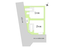 西１（上福岡駅） 4498万円・4798万円 上福岡駅徒歩12分、閑静な住宅街です。