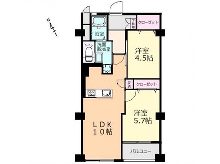 浦和コーポラス 2LDK、価格1899万円、専有面積50.22㎡■全居室に収納を備えた２ＬＤＫ