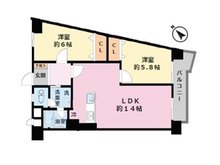 豊島園パークマンション 2LDK、価格4180万円、専有面積57.16㎡、バルコニー面積5.63㎡■１４階建て１１階部分の南東向き住戸で陽当り・眺望良好 ■専有面積：５７．１６平米の２ＬＤＫ
