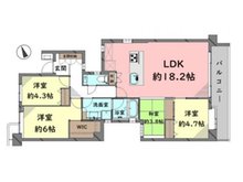 ライオンズガーデン浜田山 3LDK+S、価格6990万円、専有面積82.62㎡、バルコニー面積11.44㎡■専有面積：８２．６２平米の３ＳＬＤＫ