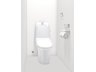 七栄 2810万円 （4号棟）同形状・同仕様 完成内観パースです。同形状・同仕様で仕上がります。トイレはLIXIL・ベーシアシャワートイレのホワイト色を使用しています。