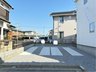 上之（熊谷駅） 2299万円 駐車場（１号棟）｜並列２台ほど駐車できるスペースを確保☆お庭と分けて使用できるのでお子様の庭遊びも安全です！