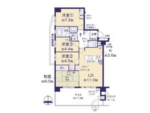 ヴィルヌーブ南浦和サウスコート 4LDK、価格3280万円、専有面積80.2㎡1階部分のため、下階への生活音を気にせずに暮らせます！