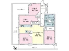 ハイホーム羽村 4LDK、価格2998万円、専有面積79.68㎡、バルコニー面積14.16㎡