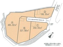 岩（真鶴駅） 2300万円 土地価格2300万円、土地面積242.65㎡区画図