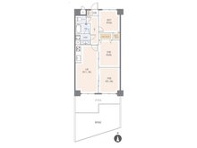 ライオンズマンション西浦和第二 2LDK+S、価格2780万円、専有面積61.6㎡広々専用庭とテラスのついた２LDK＋S。下階への生活音を気にせず暮らせる１階部分。