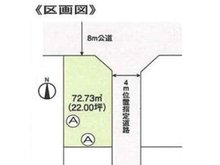 古ケ崎２（松戸駅） 3580万円 区画図