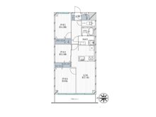 ハイラーク横浜白山　当社グループ会社保有住戸 3LDK、価格2799万円、専有面積61.6㎡、バルコニー面積6.72㎡専有面積６１．６平米の３ＬＤＫタイプ。室内は新規フルリフォーム後のお引渡しとなります。４階で陽当たり眺望も良好なお部屋。