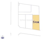 常盤平６（五香駅） 5090万円 区画図 ☆カースペース並列2台可
