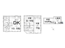 古ケ崎（松戸駅） 2980万円 2980万円、2DK、土地面積48.81㎡、建物面積56.37㎡