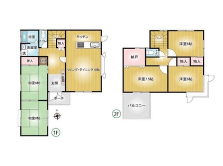 細谷町（細谷駅） 1180万円 1180万円、5LDK、土地面積191㎡、建物面積111.79㎡●全室6帖以上♪ ●5LDKで2世帯同居もできます。 ●ゆったりしたスペースがあるので生活しやすい♪