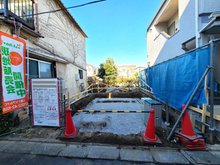江戸川５（一之江駅） 2980万円 現地（2024年1月）撮影 いよいよ建築工事がスタートしました。