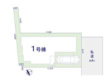 金ケ作（五香駅） 3299万円 区画図