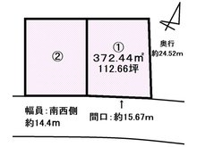 平成町（高田駅） 1126万円 土地価格1126万円、土地面積372.44㎡