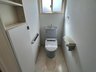 清里区みらい（上越妙高駅） 1498万円 温水洗浄便座付のトイレは手洗い付 壁面収納もありますので、トイレットペーパーやお掃除道具の収納できます。