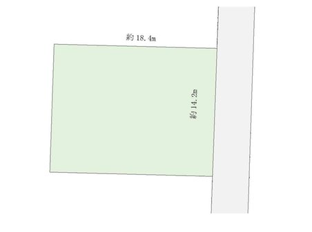 木田１（春日山駅） 530万円 土地価格530万円、土地面積261㎡整形地です