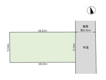 寺沢１（五泉駅） 517万円 土地価格517万円、土地面積165.28㎡区画図