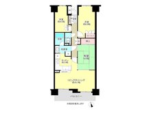 中古マンション　セントラルステージパーク・ホームズ 3LDK、価格1230万円、専有面積66.53㎡、バルコニー面積7.68㎡