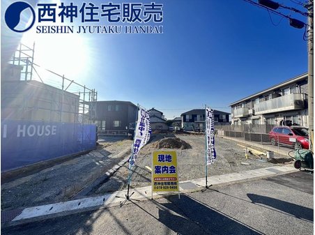 東野添３（播磨町駅） 3780万円 お車は2台駐車していただけます。現地（2023年6月17日）撮影