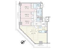 ザ・宝塚タワー 3LDK、価格7800万円、専有面積94.84㎡、バルコニー面積22.74㎡