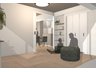 朝日プラザ垂水山手 完成イメージパース 6.0帖の和室。収納もあります。 人気の琉球畳をお選びいただけます♪ ※家具、家電、照明、小物等は価格に含まれておりません。