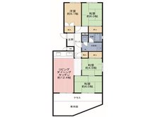 箕面桜ヶ丘シティハウス 4LDK、価格1400万円、専有面積78.57㎡