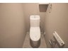 シャトー富士 トイレ新調しました。スタイリッシュで掃除もしやすいウォシュレット一体型です。