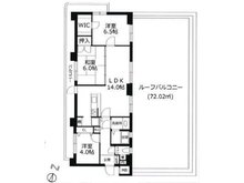 ライオンズマンション西舞子 3LDK、価格1650万円、専有面積70.85㎡、バルコニー面積16.08㎡