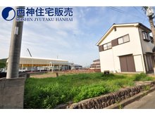 西神吉町岸（宝殿駅） 490万円 建築条件無しでお好きなハウスメーカーで建築可能。現地（2022年4月27日）撮影