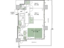 ベイシティタワーズ神戸WEST 2LDK、価格1億3800万円、専有面積73.19㎡、バルコニー面積35.2㎡◆高層タワーマンション♪19階部分に
