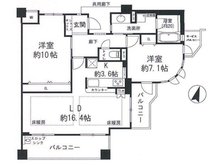 セレッソコート神戸魚崎北町 2LDK、価格4880万円、専有面積83.37㎡、バルコニー面積15.98㎡
